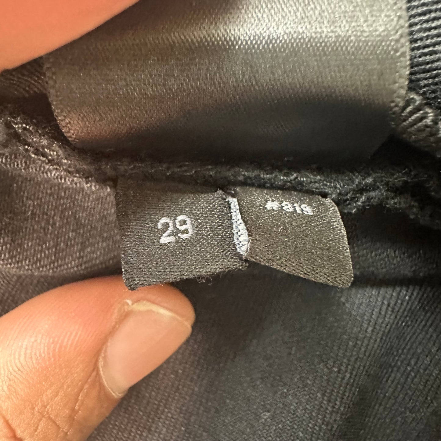 Amiri Knee Rip Faded Black Denim Jeans Sz 29