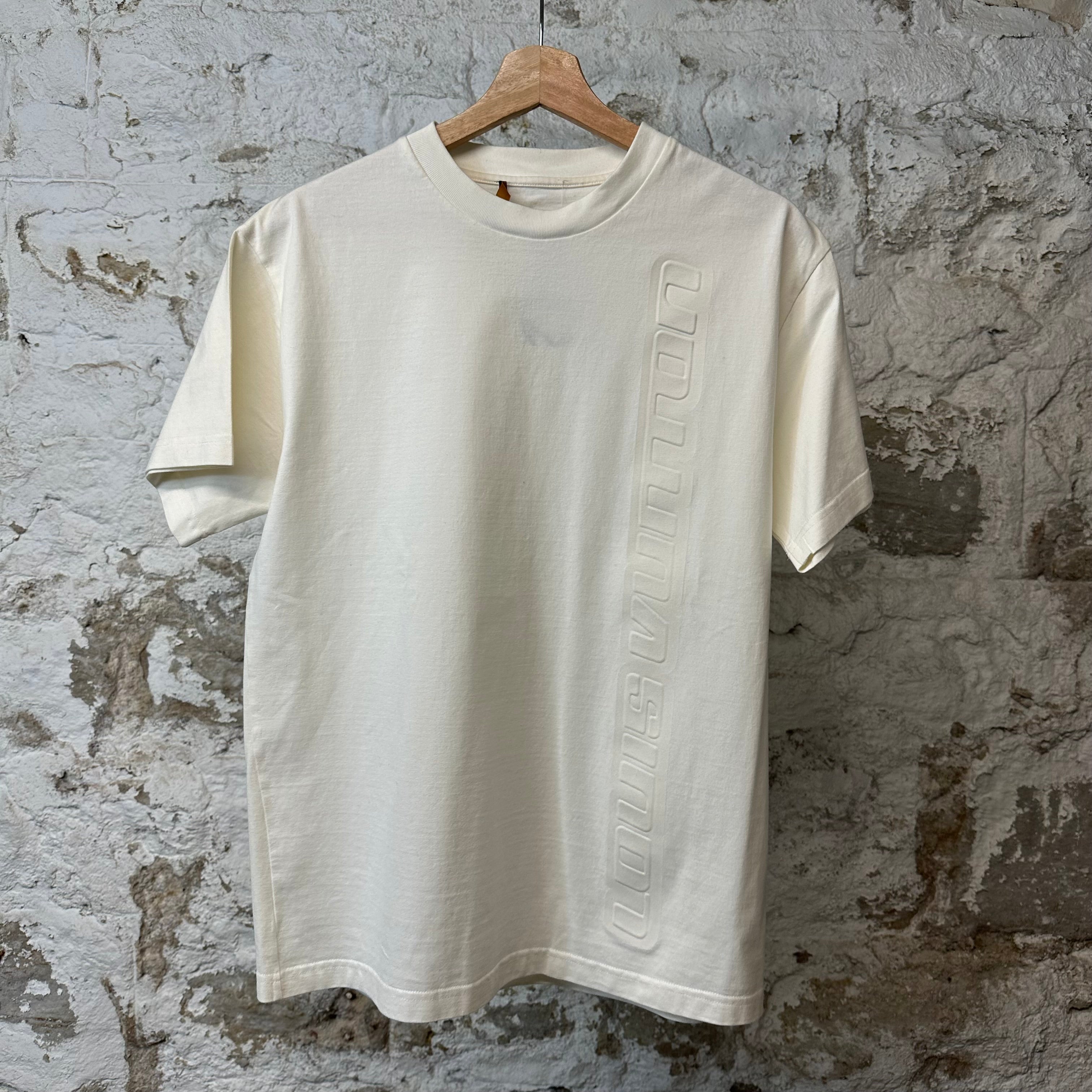 Louis Vuitton Embossed Spell T-shirt White Sz S