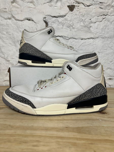 Nike Air Jordan Retro 3 Sz. 16 \'White Cement Reimagined\' DS DS New Nike Air Jordan Retro 3 White Cement Reimagined 2023  main image 3