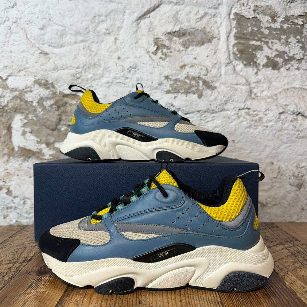 Dior B22 Blue Yellow White Sneaker Sz 8 (41)