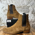 Saint Laurent Brown Suede Wyatt Boot Sz 9 (42)