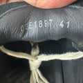 Rick Owens Vintage Black Leather Milk Sneaker Sz 8 (41)