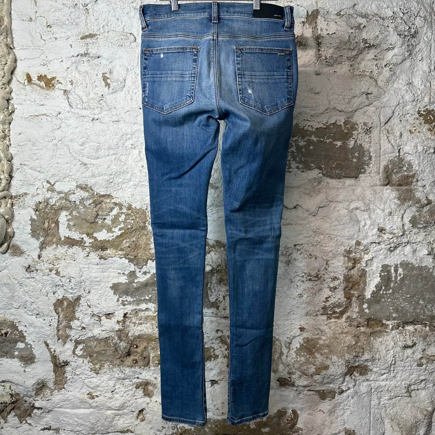 Amiri Plain Blue Denim Jeans Sz 30