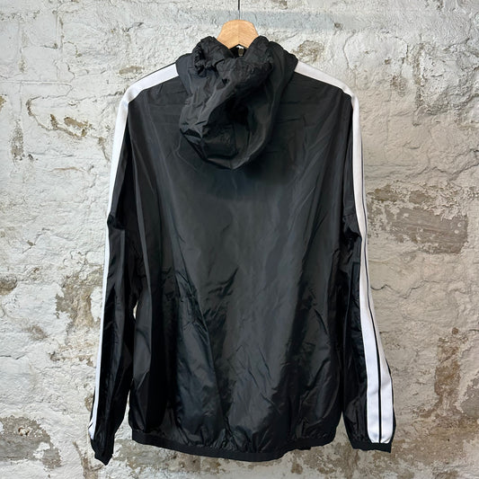 Palm Angels Black White Track Windbreaker Sz XXXL