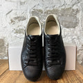 Gucci Black GG Embossed Monogram Ace Sneaker Sz 7