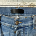 Amiri MX1 Aloha Patch Blue Denim Jeans Sz 33