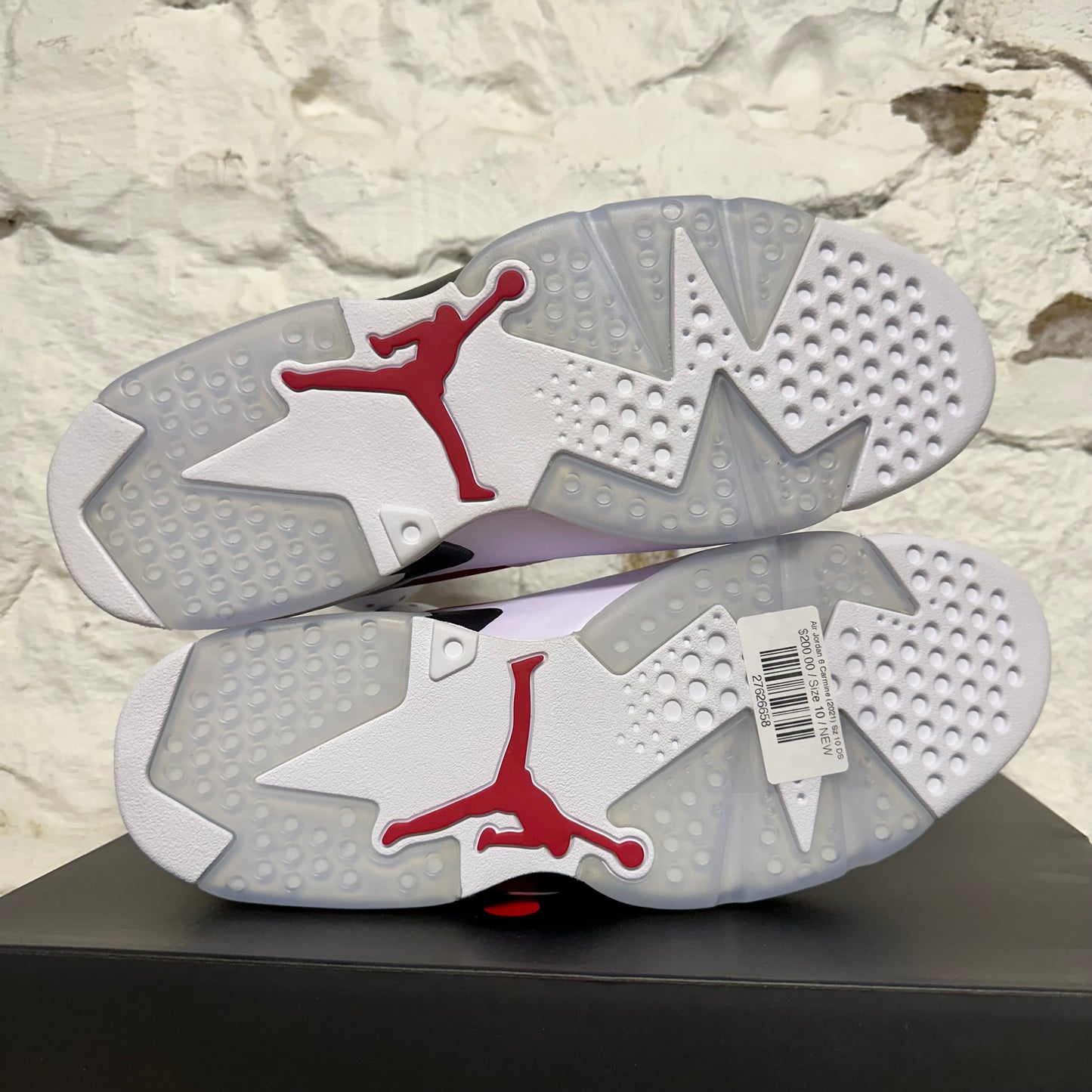 Air Jordan 6 Carmine (2021) Sz 10 DS