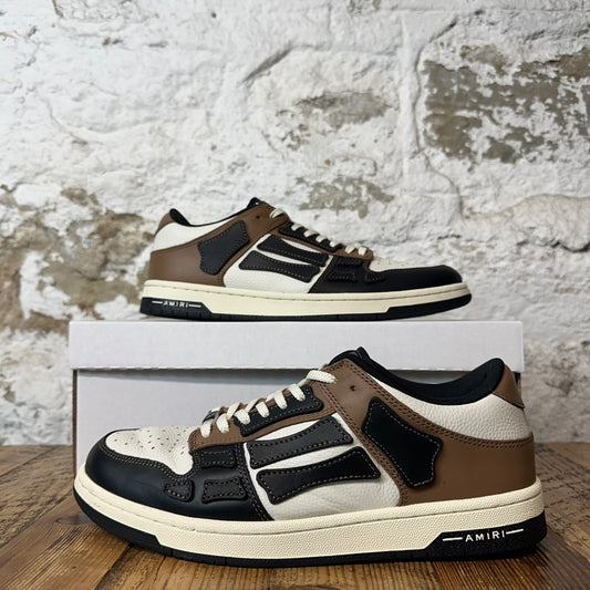 Amiri Black Skeleton White Brown Sneaker Sz 10 (43)