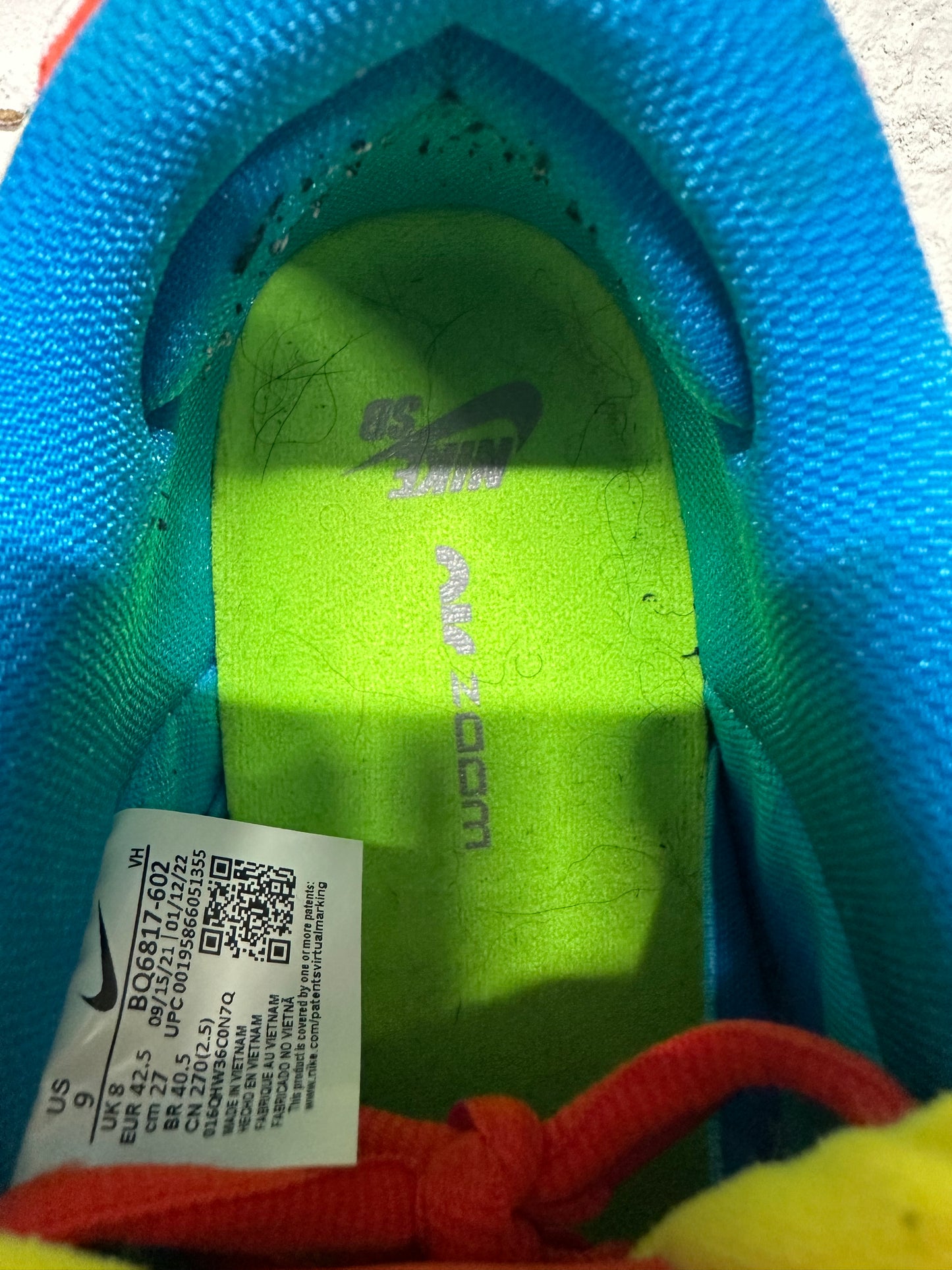 Nike Dunk Low Bart Simpson Sz 9