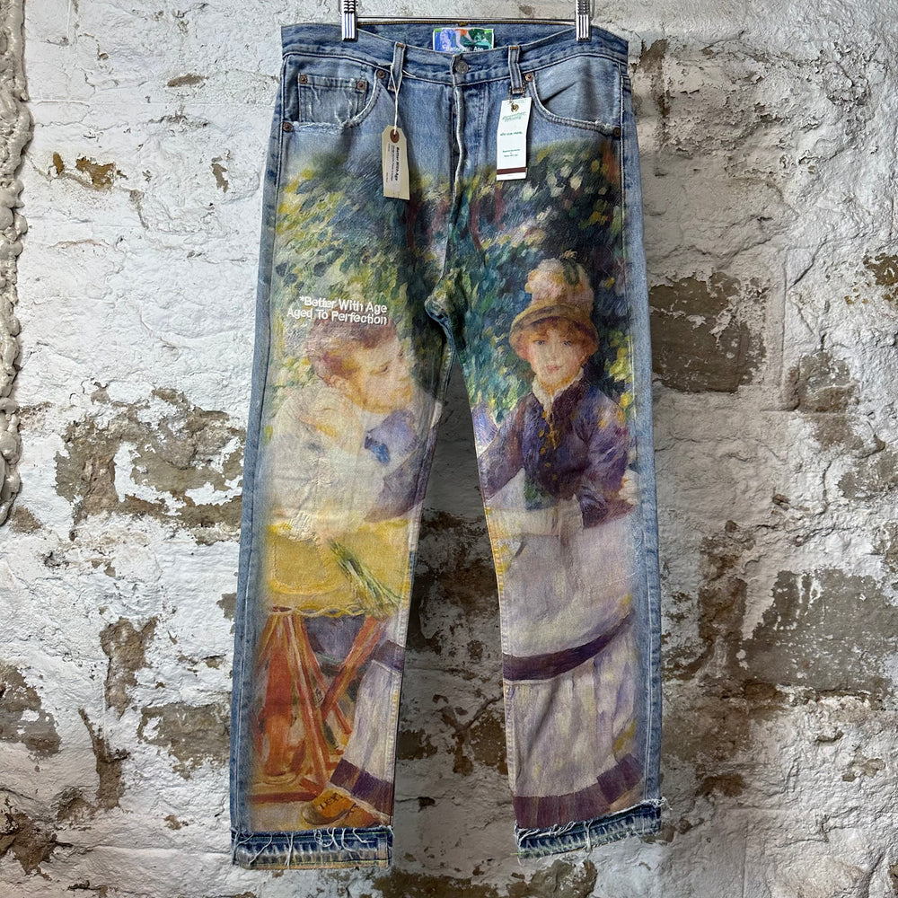 Better With Age Sludge Indigo Denim Jeans Sz 34