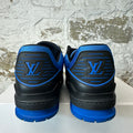 Louis Vuitton Royal Blue Black Trainer Sneaker Sz 10.5 (9LV)
