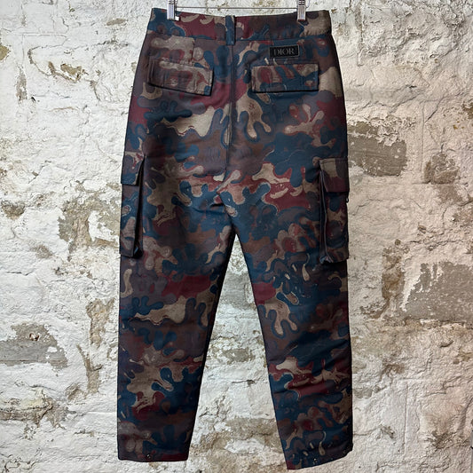 Dior x Peter Doig Camo Cargo Pants Sz 30