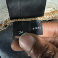Amiri MX1 Cracked Orange Blue Denim Jeans Sz 34