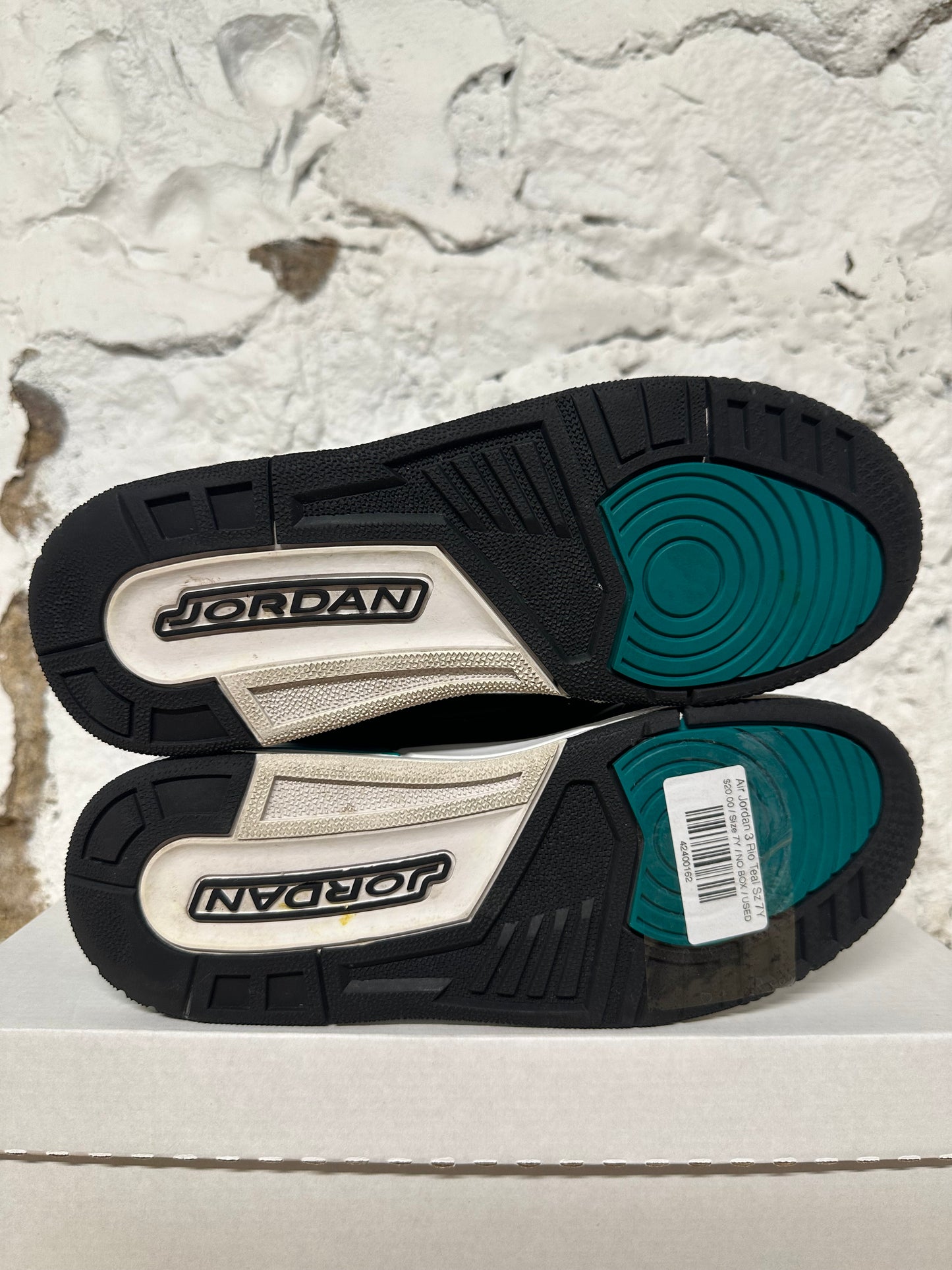 Air Jordan 3 Rio Teal Sz 7Y