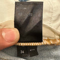 Amiri Plain Blue Denim Jeans Sz 34