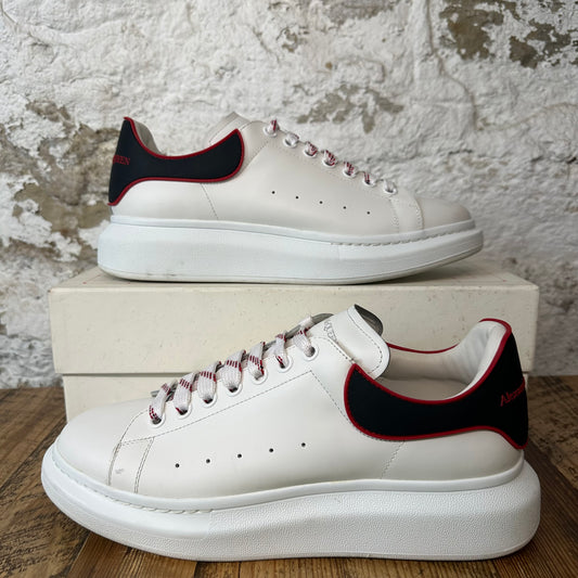 Alexander Mcqueen Black Red Tab White Sneaker Sz 11 (44)