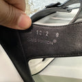 Louis Vuitton Black White Trainer Mule Sz 9.5 (8LV)