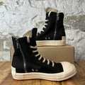 Rick Owens High DRKSDW Black Milk Sneaker Sz 10 (43)