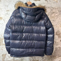 Moncler Maya Giubbotto Navy Fur Puffer Jacket Sz L (4)