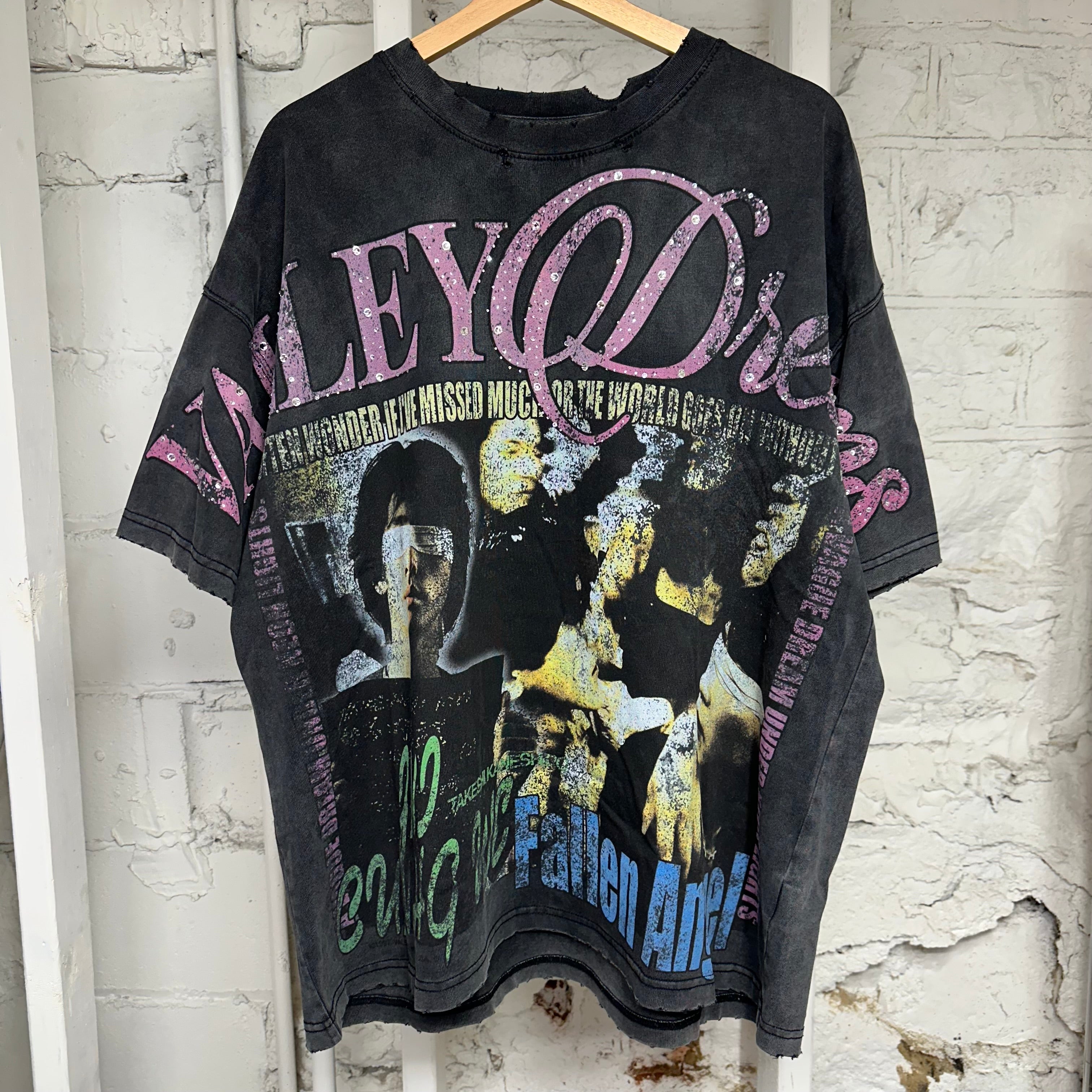 Vale Bling T-Shirt Black Fallen Bling Sz XL