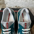 Prada Americas Cup Laguna Patent Sneaker Sz 10 DS