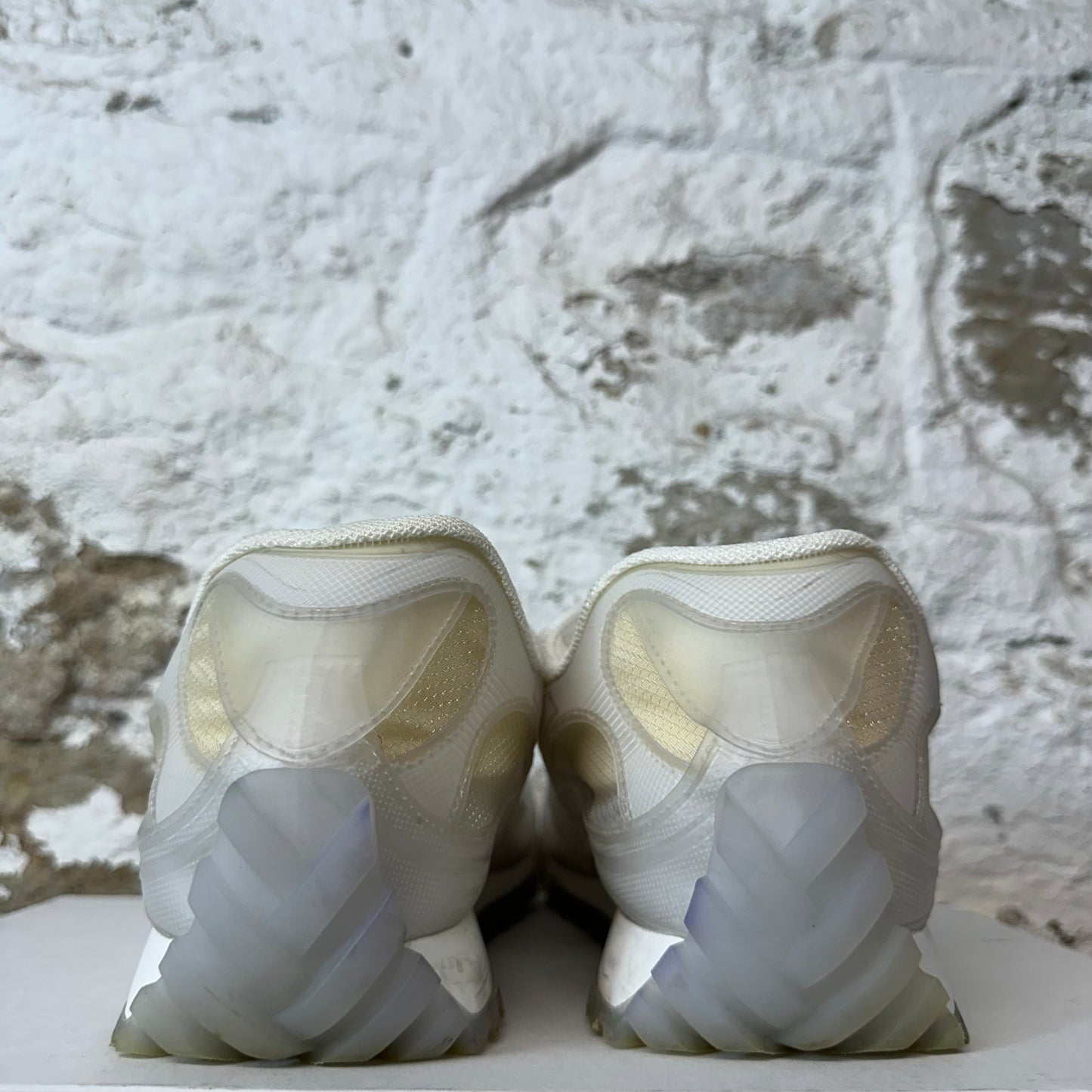 Bottega Veneta Transparent White Orbit Sneaker Sz 12 (45)