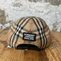 Burberry Tan Plaid Hat Sz M