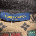 Louis Vuitton NBA Brown Monogram Zip Up Sweater Sz S