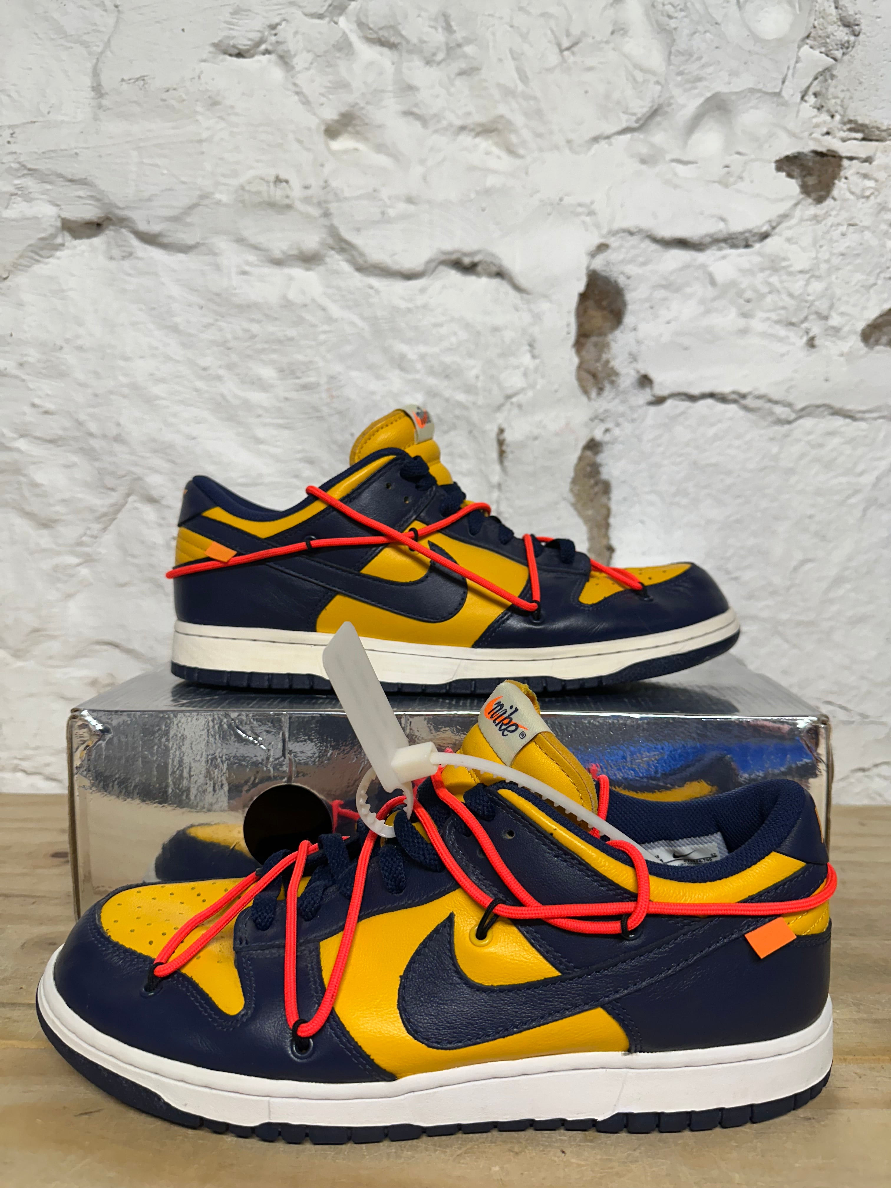 Nike Dunk Low Off-White University Gold Sz 10.5