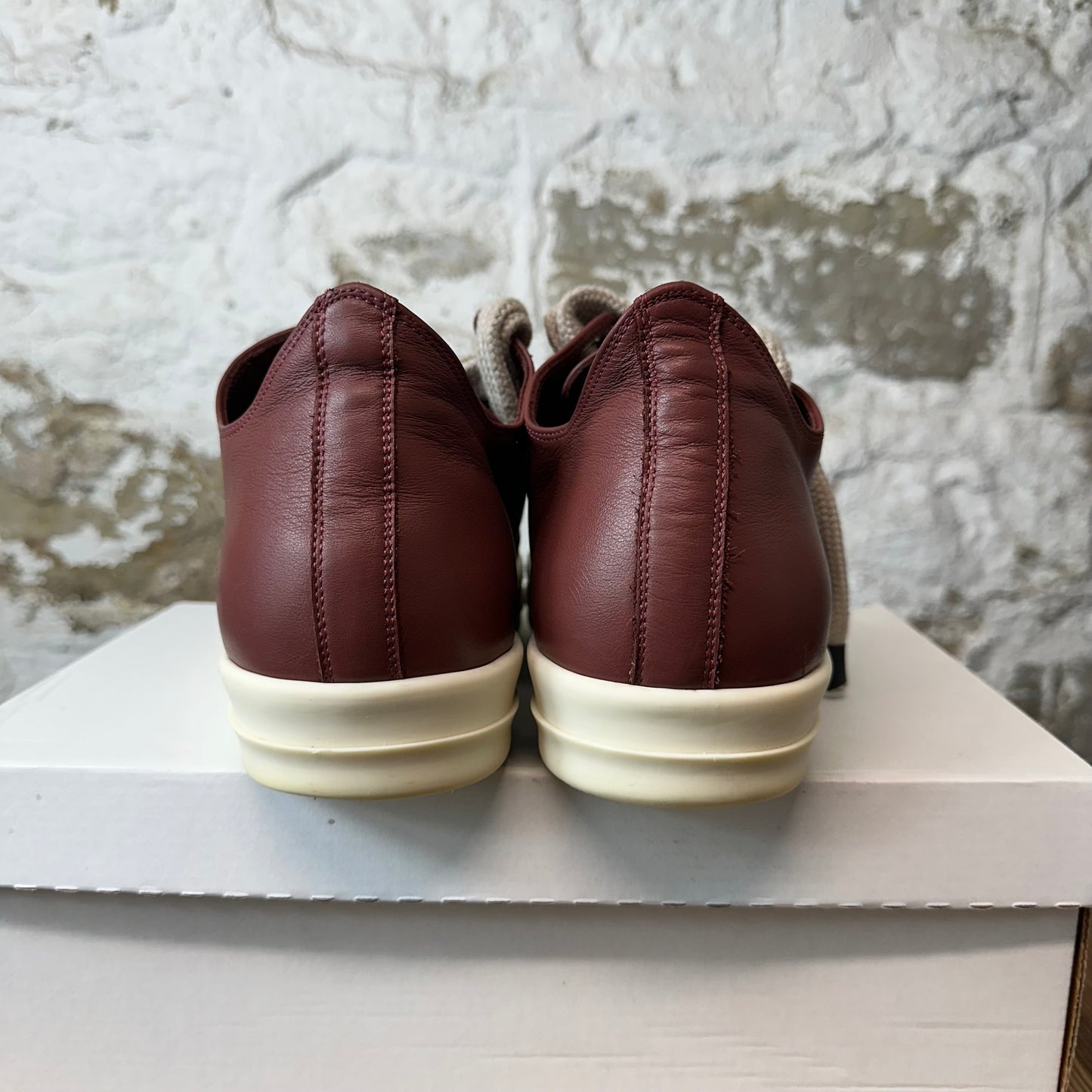 Rick Owens Jumbo Lace Concordians Milk Sneaker Sz 13 (46)