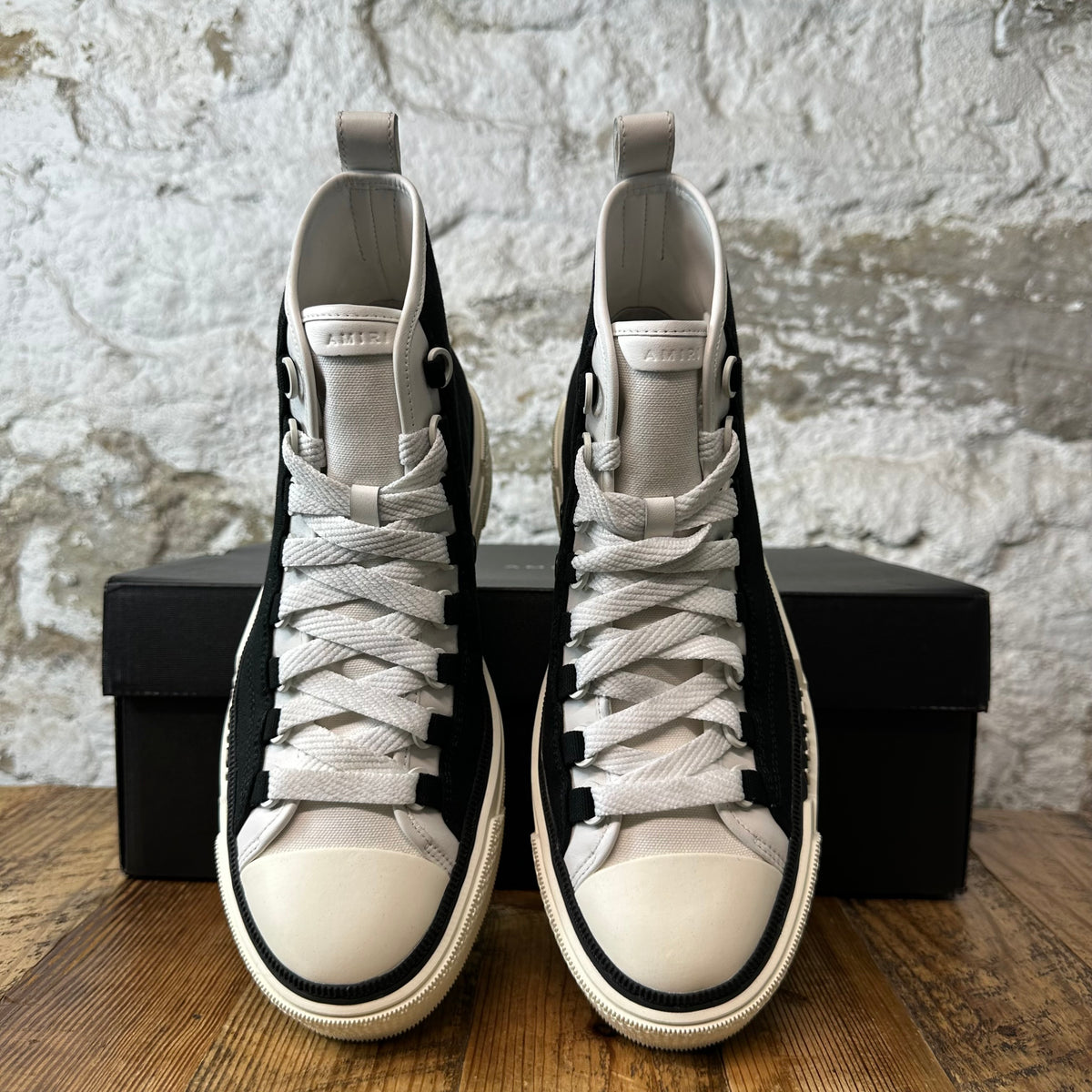 Amiri High MA Court Black White Sneaker Sz 8 (41)