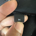 Amiri Knee Rip Black Denim Jeans Sz 31