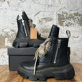 Rick Owens Dr Marten Jumbo Lace Black Sneaker Sz 8.5