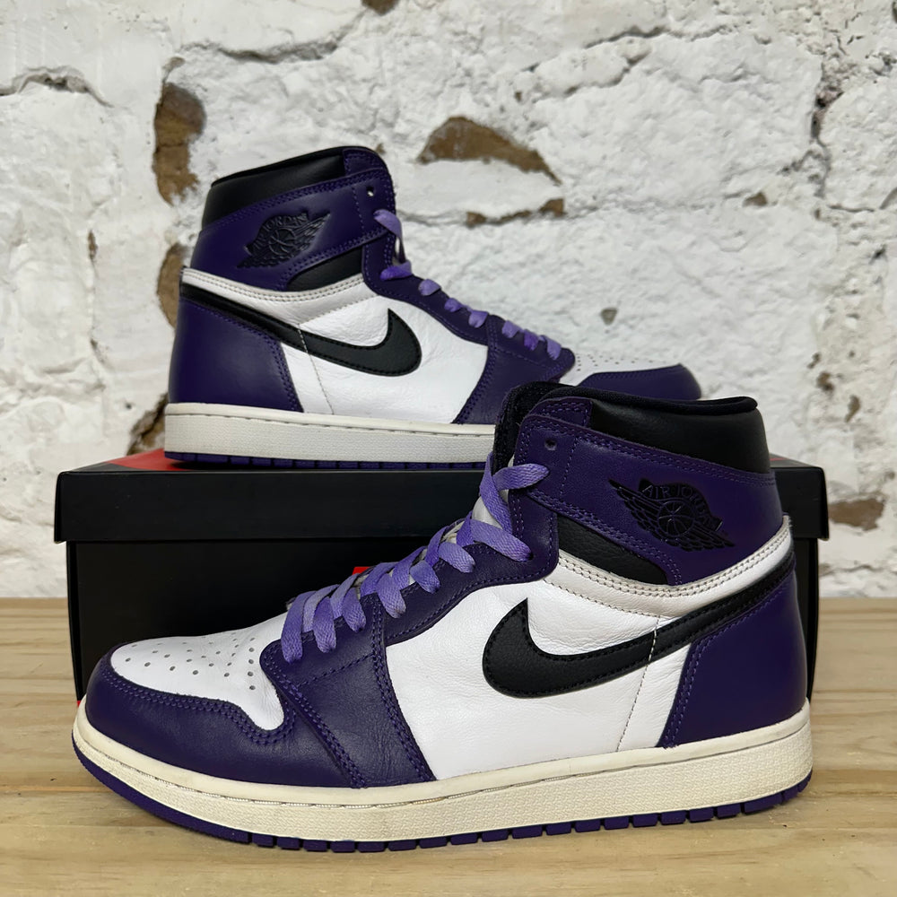Air Jordan 1 High Court Purple 2.0 Sz 10.5