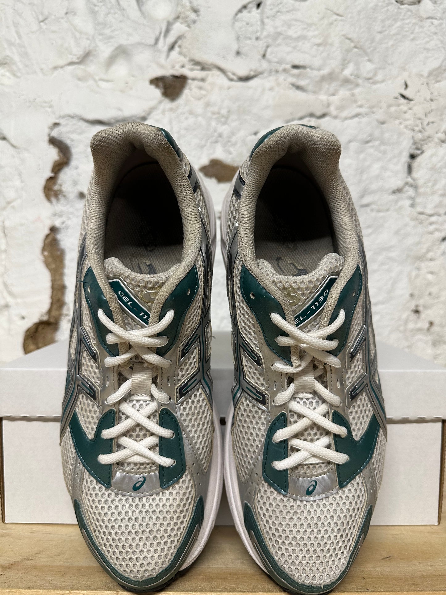 Asics Gel 1130 Green White Sz 9.5