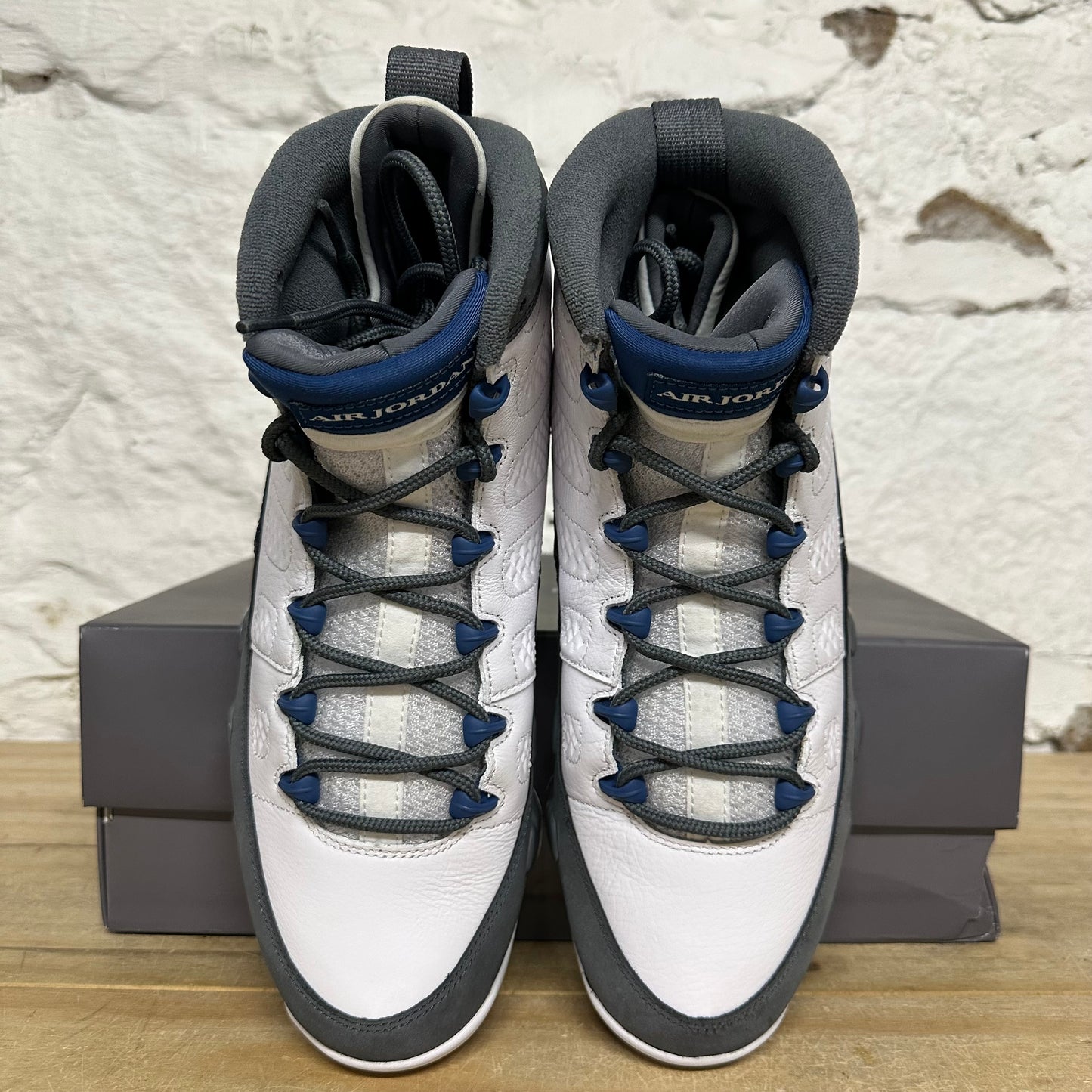 Air Jordan 9 Flint French Blue Sz 10