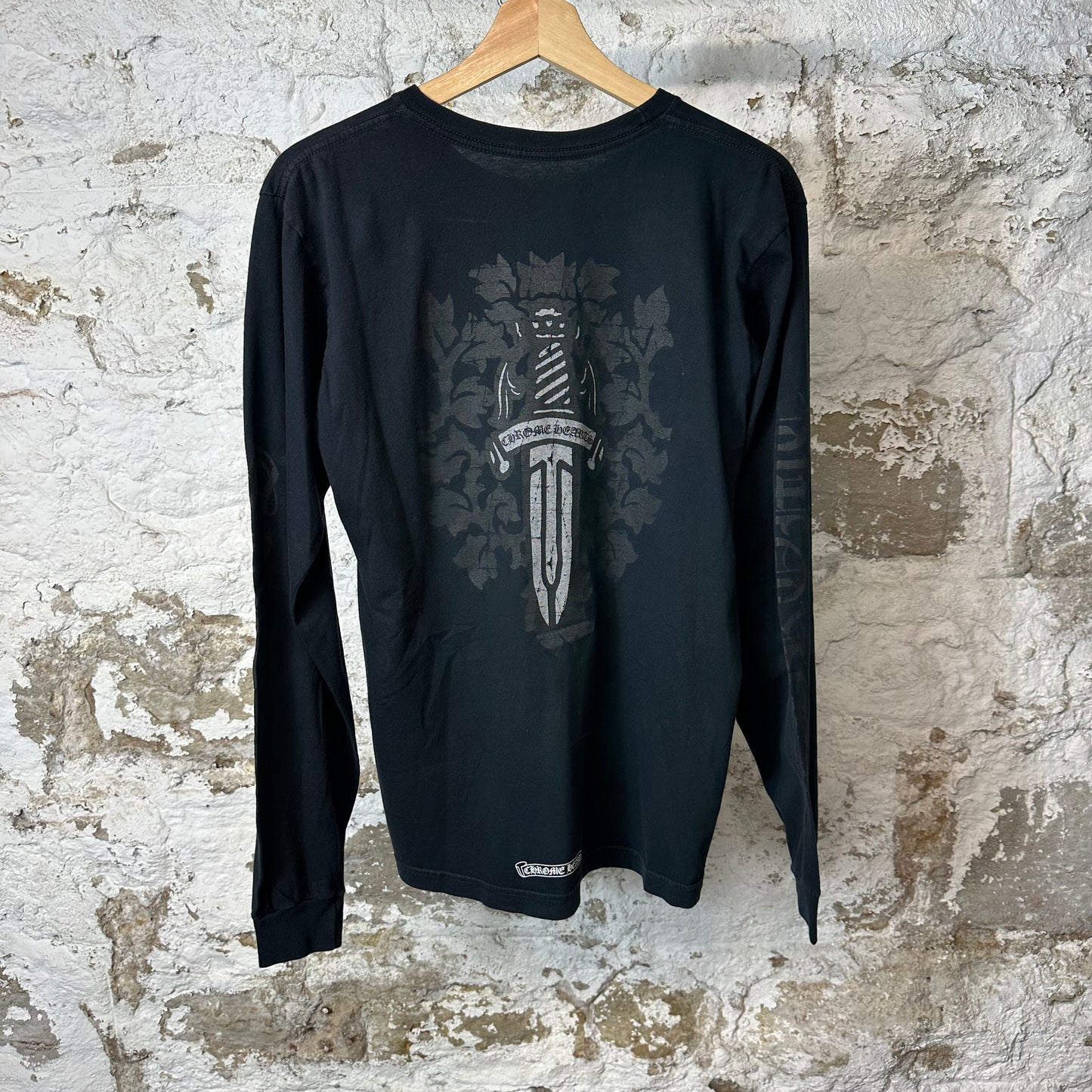 Chrome Hearts Dagger L/s Black Sz M
