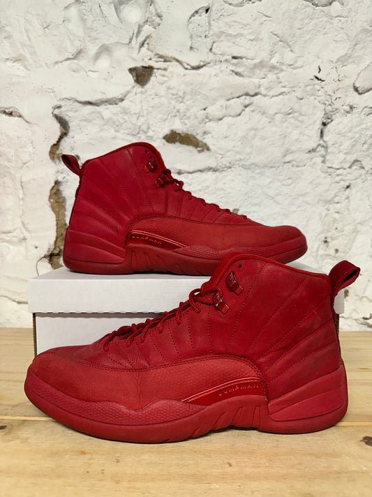 Air Jordan 12 Red Suede Sz 12