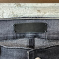 Amiri Embroidered Stagger Logo Grey Denim Jeans Sz 28