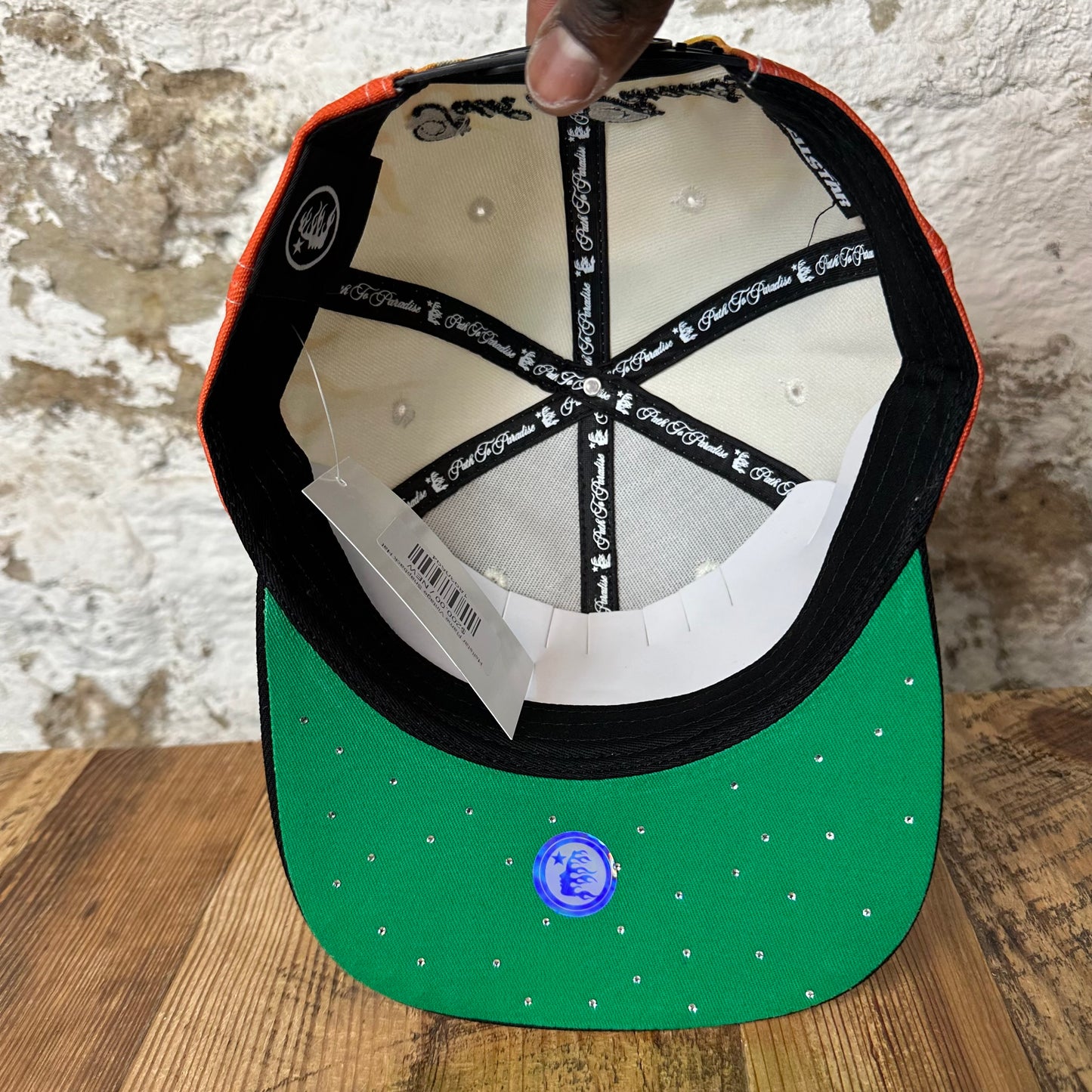Hellstar Flame Vintage Snapback Hat