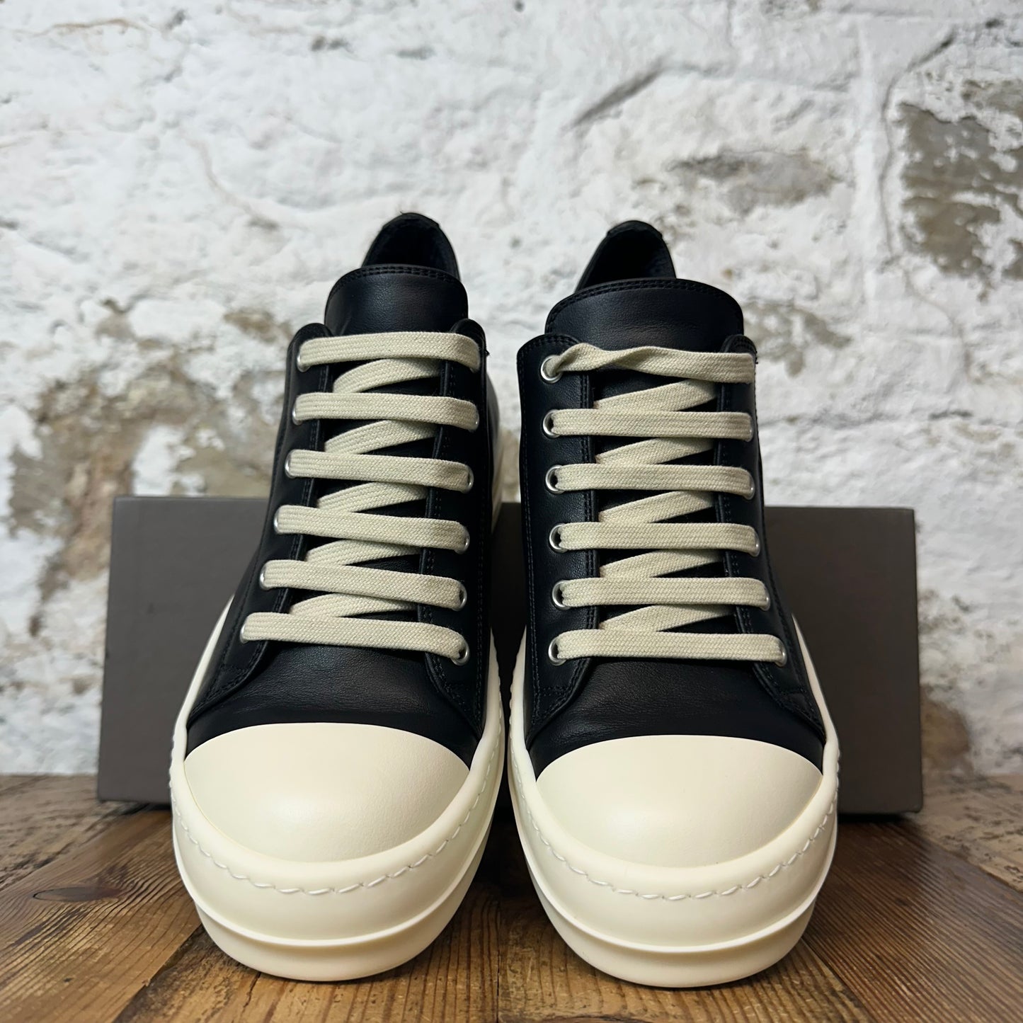 Rick Owens Black Milk Mainline Sneaker Sz 6 (38)