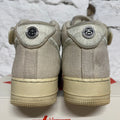 Nike Air Force 1 Mid Stussy Fossil Sz 9