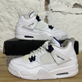 Air Jordan 4 Purple Metallic Sz 5.5Y