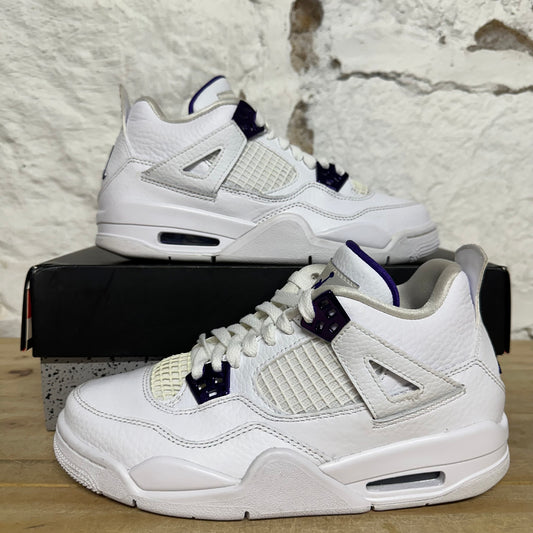 Air Jordan 4 Purple Metallic Sz 5.5Y
