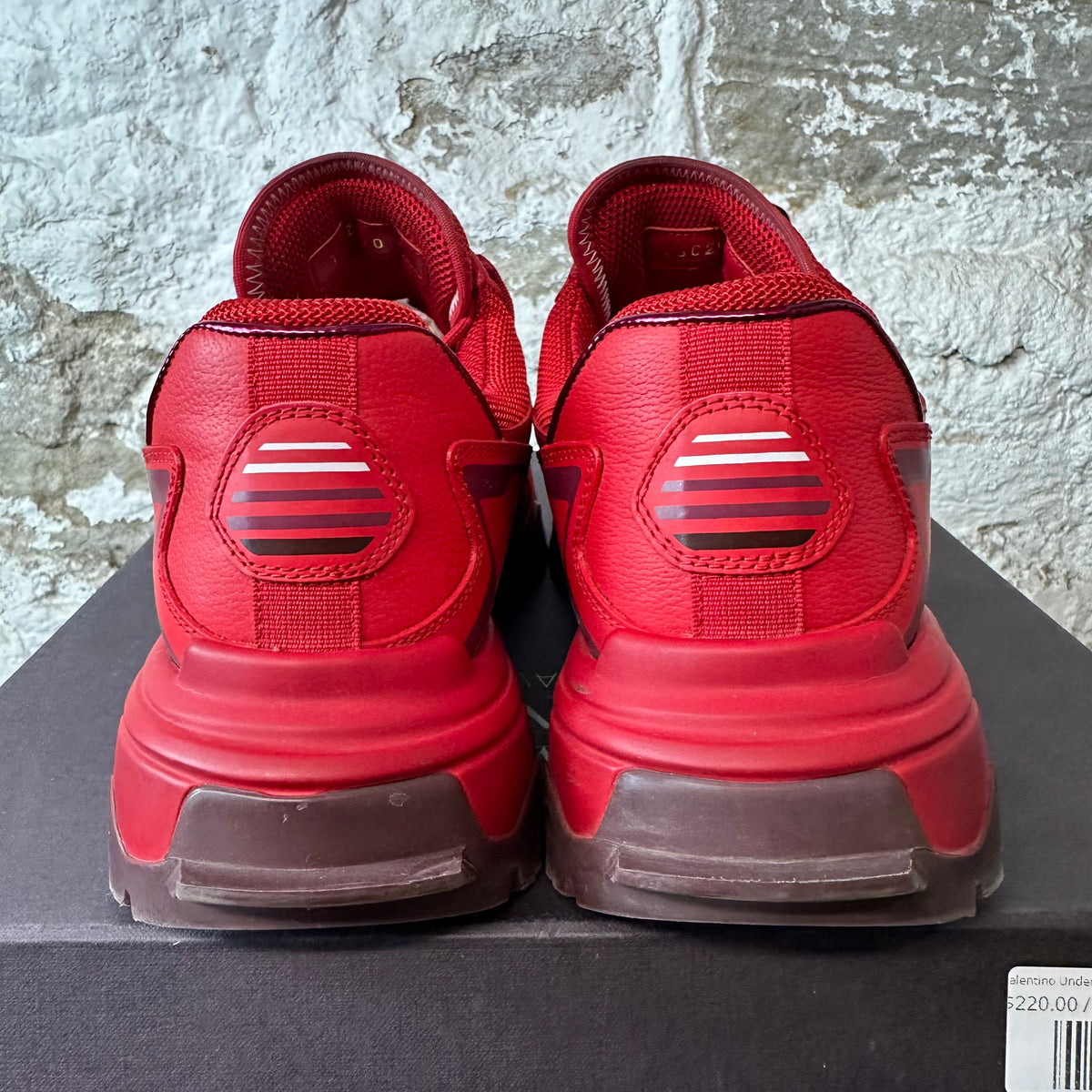 Valentino Undercover Skull Climber Red Sneaker Sz 10 (43)