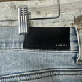 Amiri MX1 Crystal Washed Blue Denim Jeans Sz 34