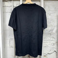 Palm Angels Orange Spray Hong Kong Black T-Shirt Sz M