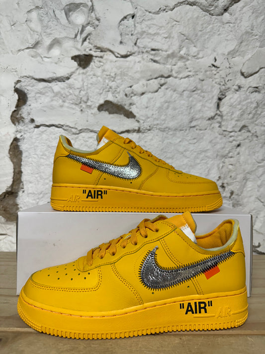 Nike Air Force 1 Low Off-White Lemonade ICA Sz 7 DS