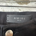Amiri Knee Rip Black Denim Jeans Sz 32