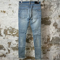 Amiri Knee Hole Blue Denim Jeans Sz 28